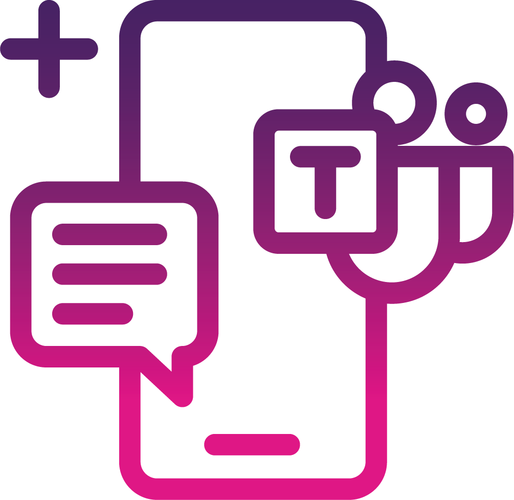 An icon to illustrate advanced features of a phone